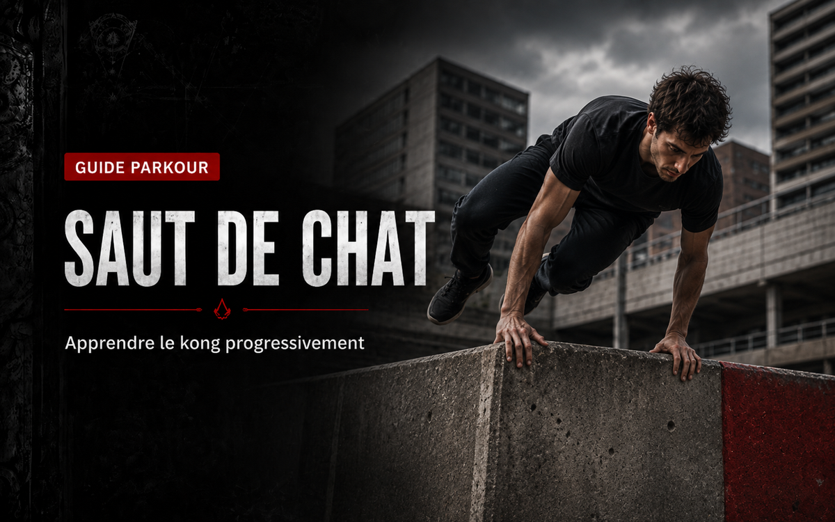 Saut de chat en Parkour : apprendre le kong progressivement