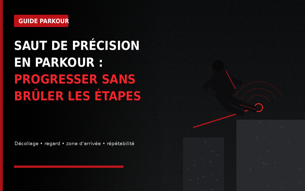 Saut de précision en Parkour : progresser sans brûler les étapes