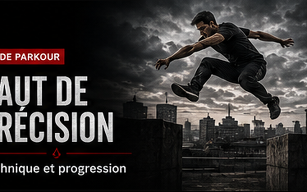 Saut de précision en Parkour : progresser sans brûler les étapes