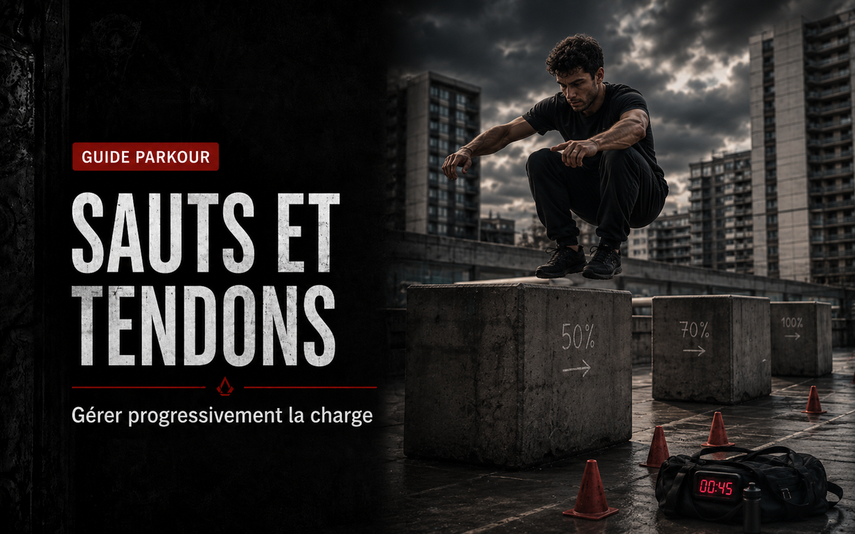 Sauts et tendons : gérer progressivement la charge en Parkour