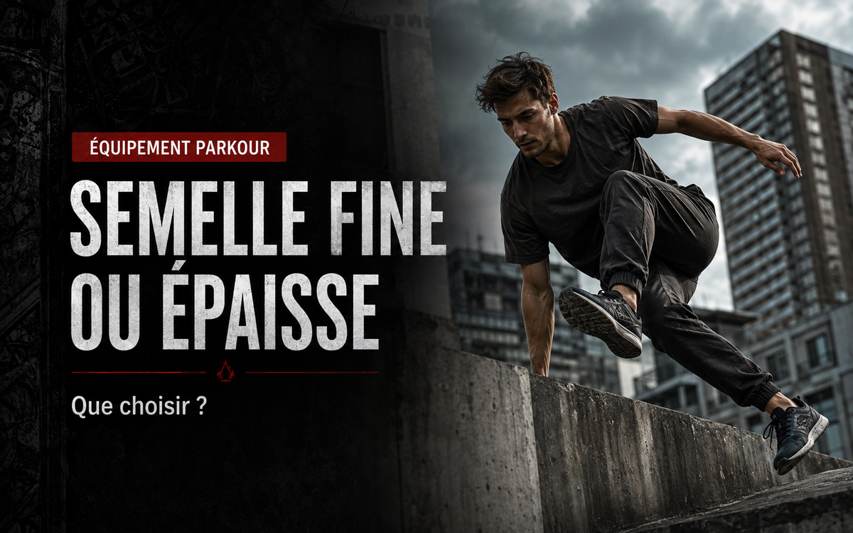 Semelle fine ou épaisse en Parkour : que choisir ?