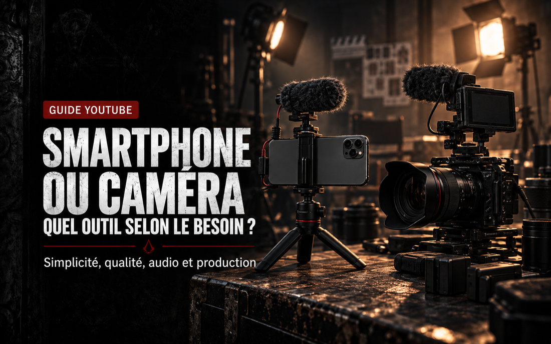 Smartphone ou caméra pour YouTube : quel outil selon le besoin ?
