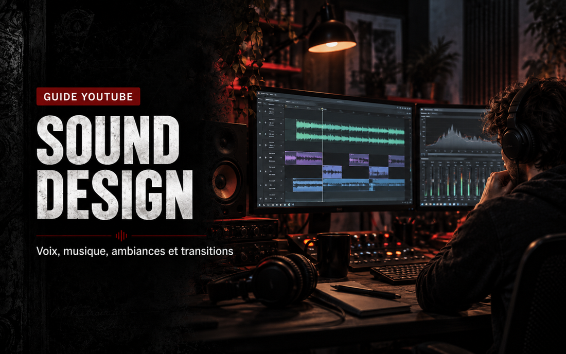Sound design YouTube : voix, musique, ambiances et transitions
