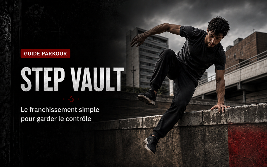 Step vault en Parkour : le franchissement simple pour garder le contrôle