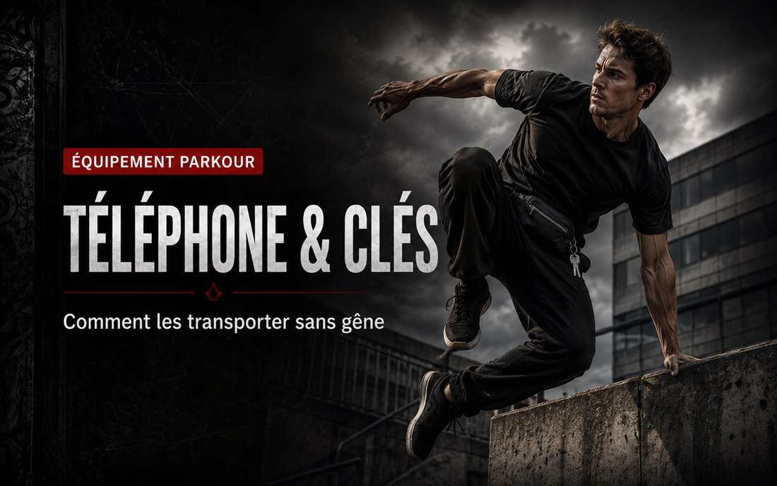 Téléphone et clés en Parkour : comment les transporter sans gêne