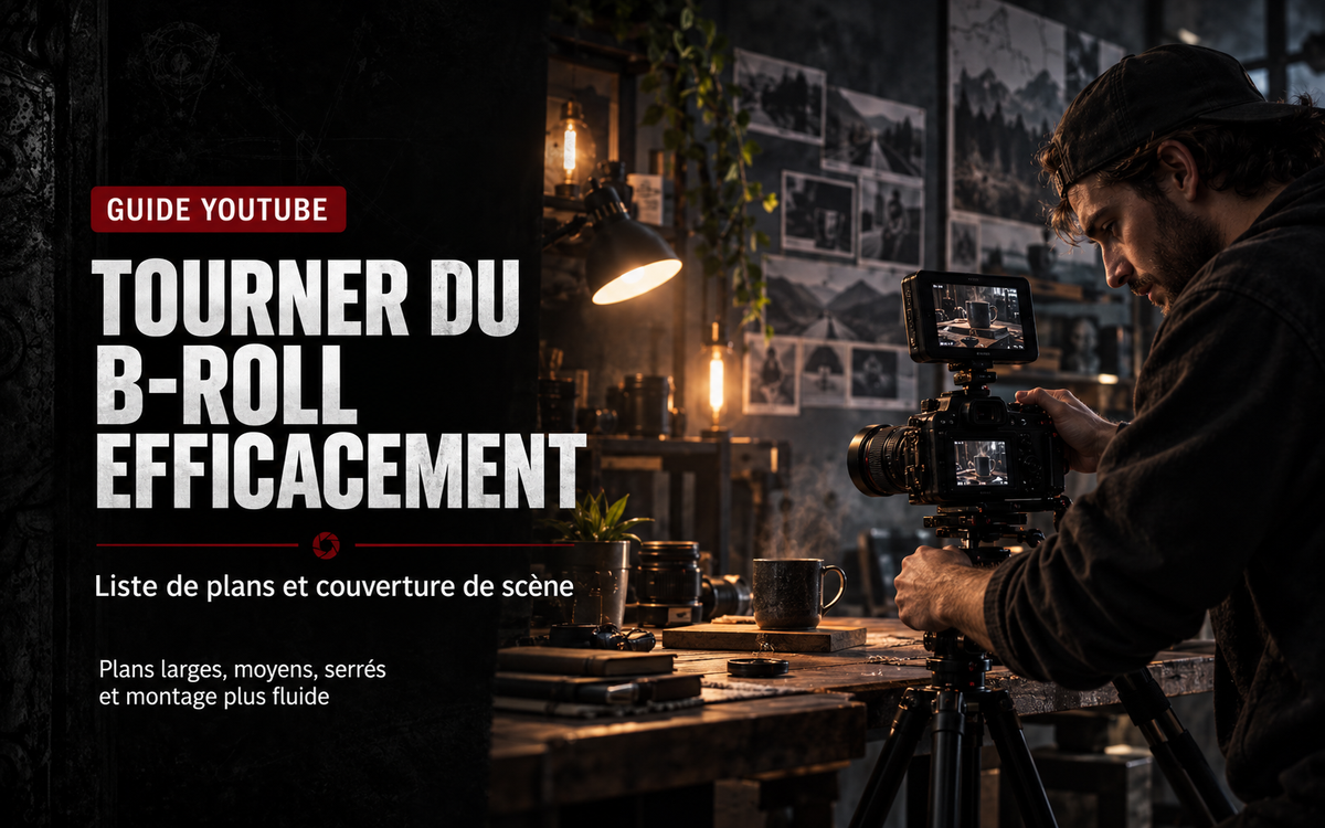 Tourner du B-roll efficacement : liste de plans et couverture de scène