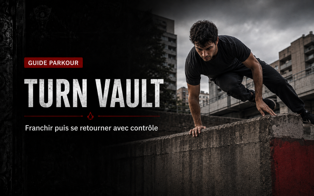 Turn vault en Parkour : franchir puis se retourner avec contrôle