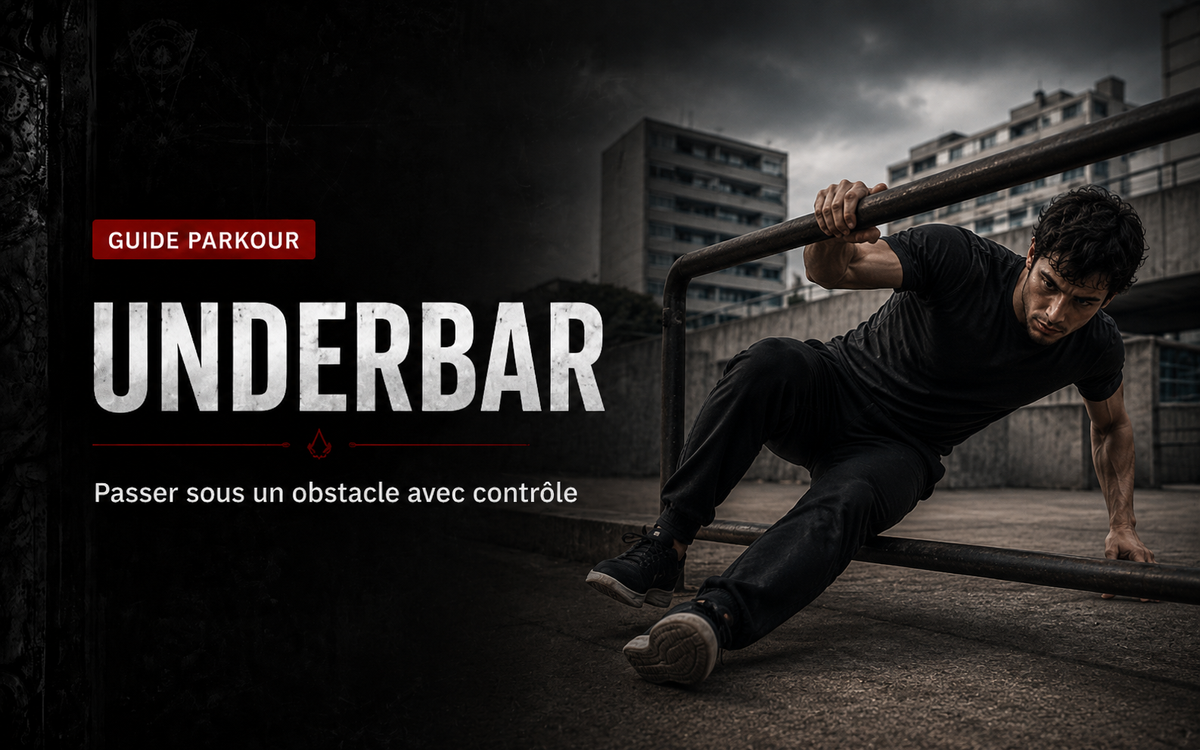 Underbar en Parkour : passer sous un obstacle avec contrôle