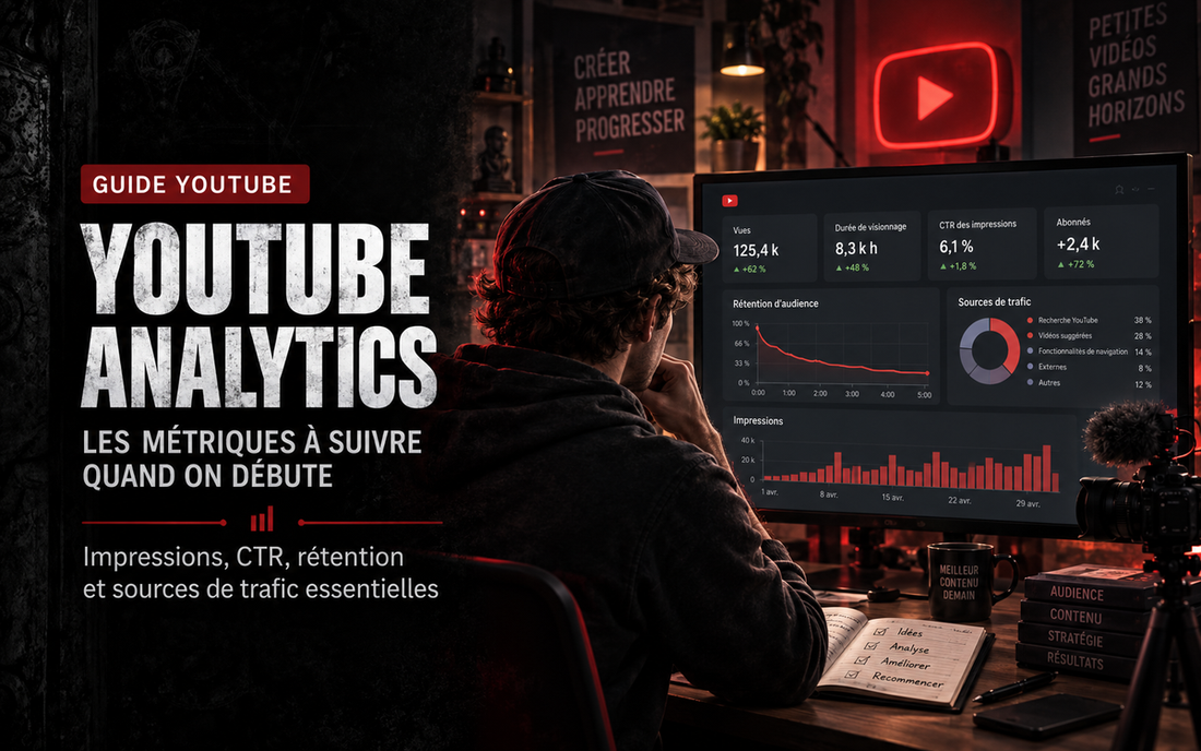YouTube Analytics : les métriques à suivre quand on débute