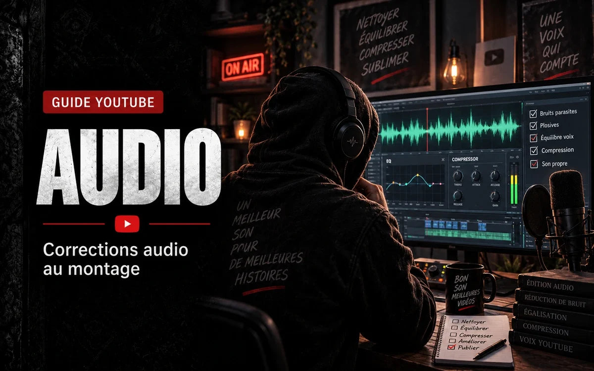 Corrections audio au montage : ordre de traitement pour une voix cohérente