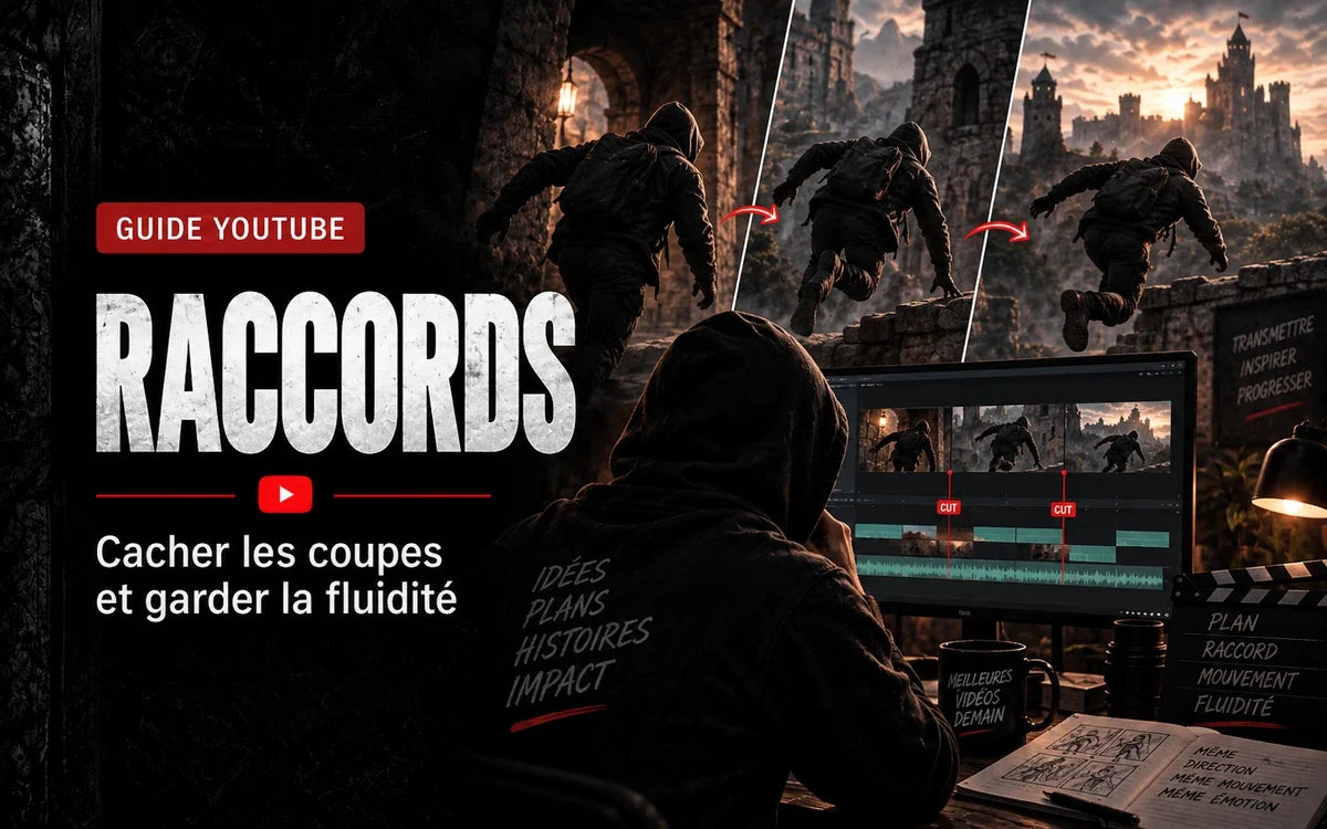 Raccords de mouvement au montage : cacher les coupes et garder la fluidité