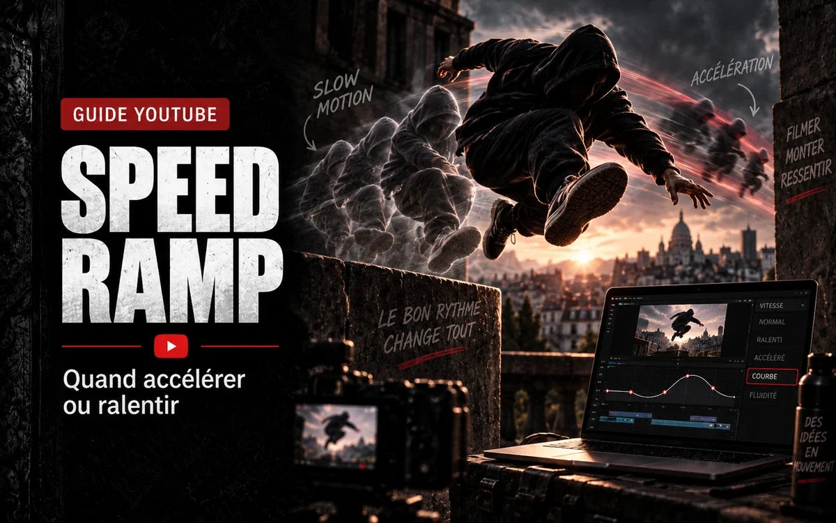 Speed ramp en vidéo YouTube : quand accélérer ou ralentir un mouvement
