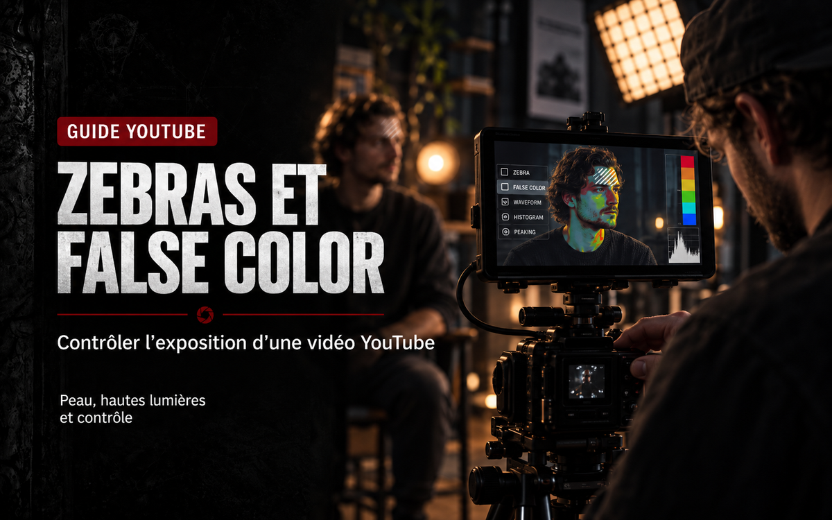 Zebras et false color : contrôler l’exposition d’une vidéo YouTube