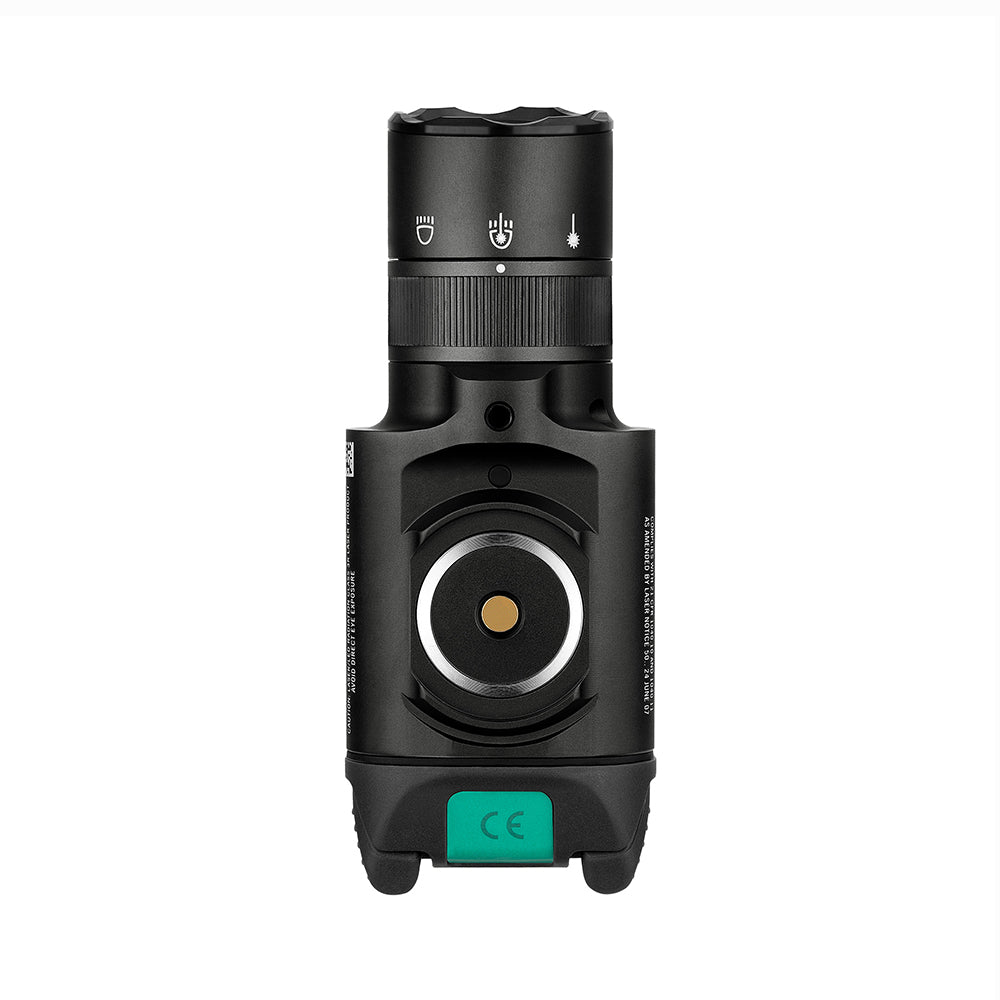 Lampe tactique rechargeable Olight Baldr Pro R avec laser vert – 1 350 lm