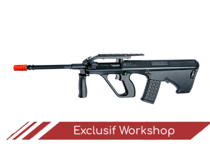 Replique longue 6mm DLV STEYR AUG A2 AEG : ASG