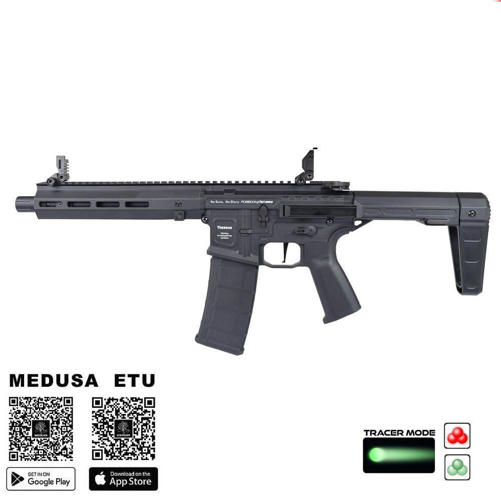 Réplique longue AEGR Theseus Medusa PDW Tracer — POSEIDON — Noir