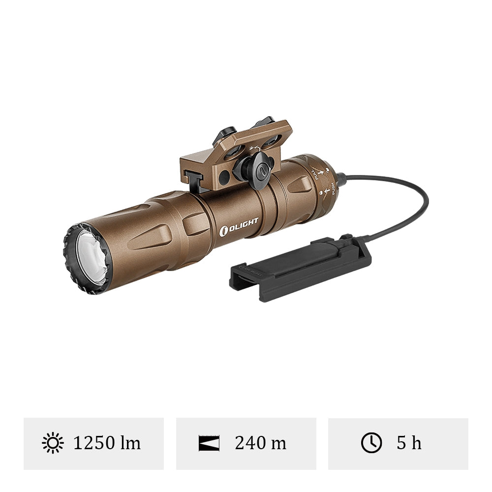 Lampe tactique Olight Odin Mini M-LOK – 1 250 lm