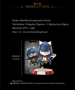 Figurine MeoWorld Assassin’s Creed 12 à 16 cm – Personnage au choix