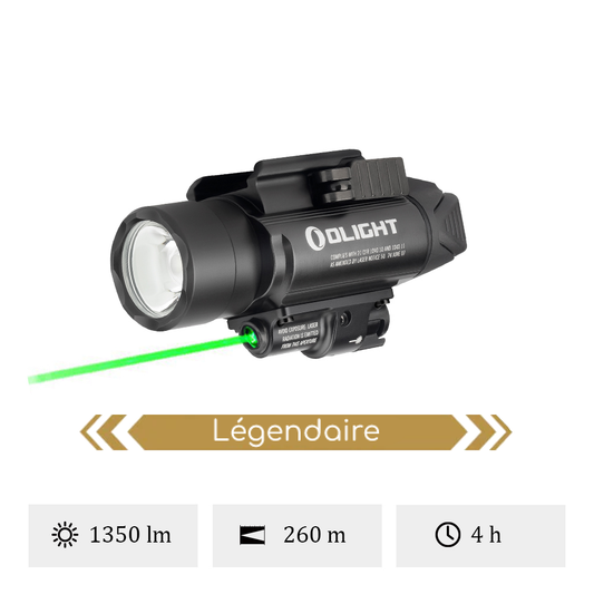 Olight Baldr Pro | Lampe Torche Ultra Puissante Avec Laser Vert