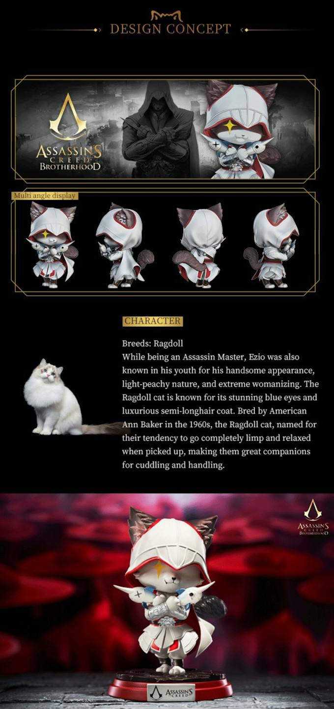 Figurine MeoWorld Assassin’s Creed 12 à 16 cm – Personnage au choix