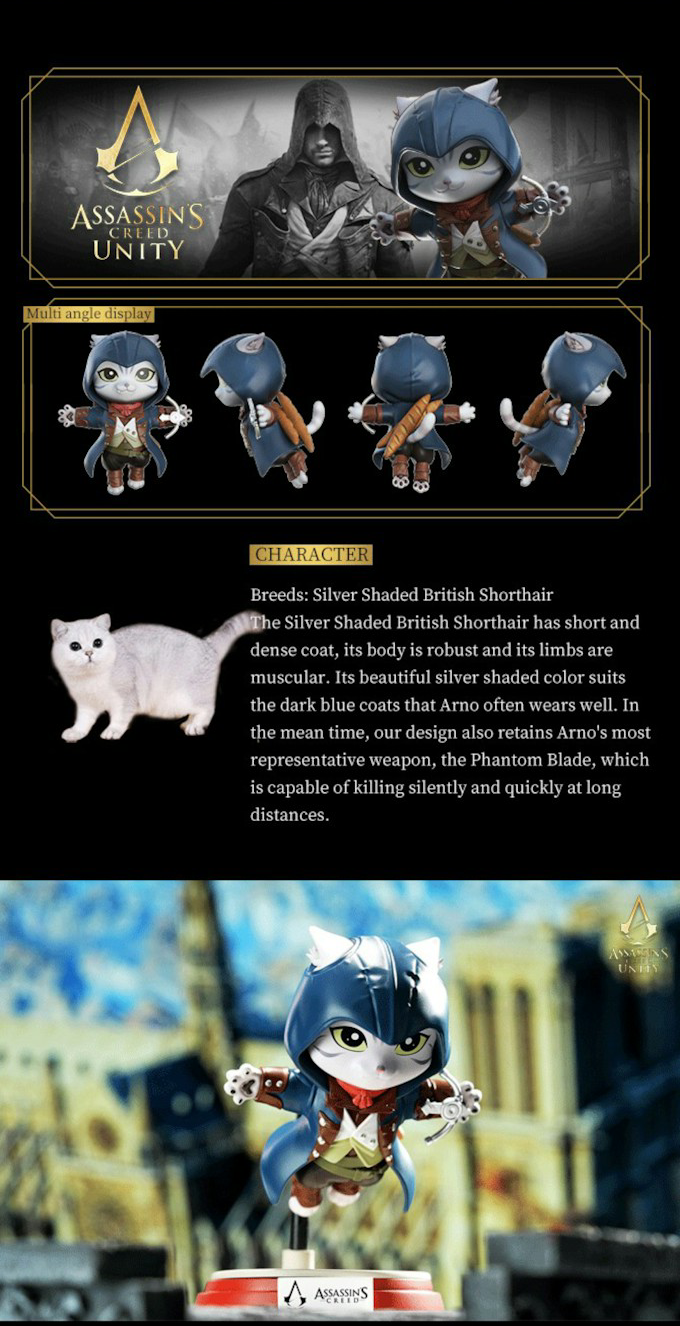 Figurine MeoWorld Assassin’s Creed 12 à 16 cm – Personnage au choix