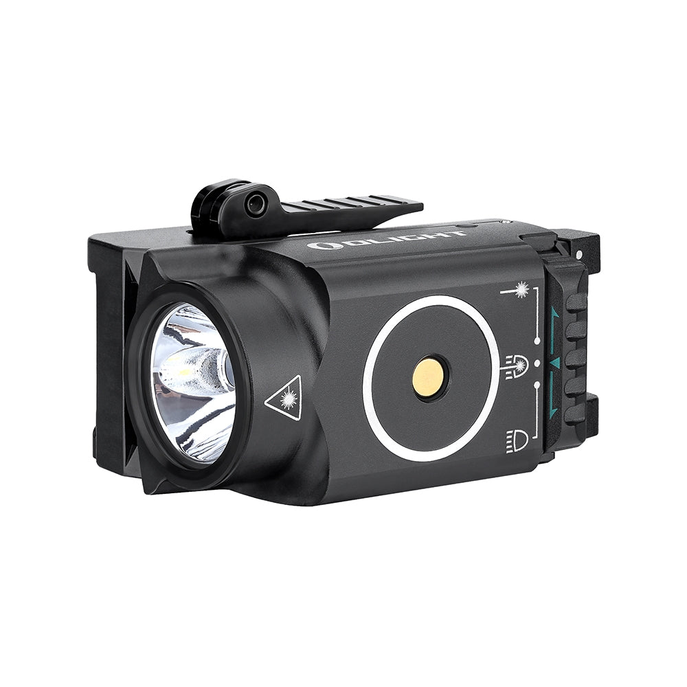 Lampe tactique Olight Baldr Mini avec laser vert – 600 lm