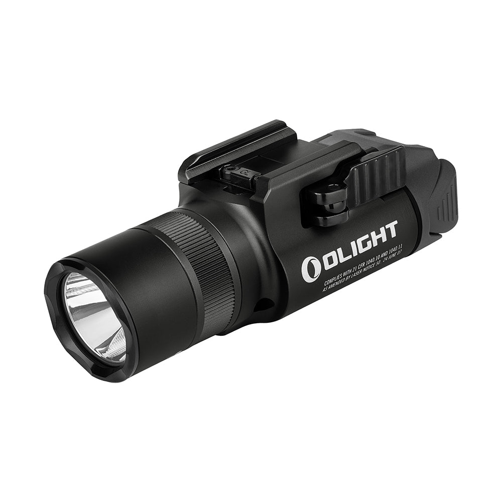 Lampe tactique rechargeable Olight Baldr Pro R avec laser vert – 1 350 lm