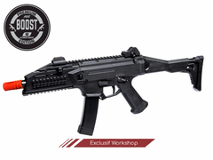 Réplique AEG CZ Scorpion EVO 3 A1 Ultimate Boost 6 mm noire – ASG — composant du pack AW
