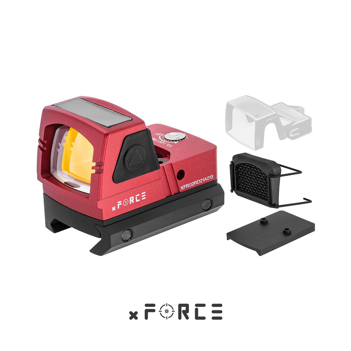 Point rouge mini solaire rouge — JA00074