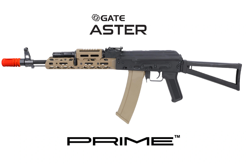 Réplique longue airsoft Specna Arms SA-PJ13 PRIME BLDC ASTER ETU 6 mm — Half Tan — Réf. SA00378