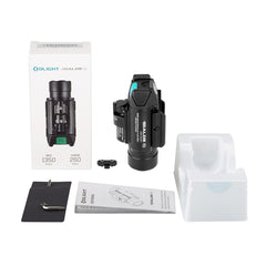 Lampe tactique Olight Baldr Pro avec laser vert – 1 350 lm
