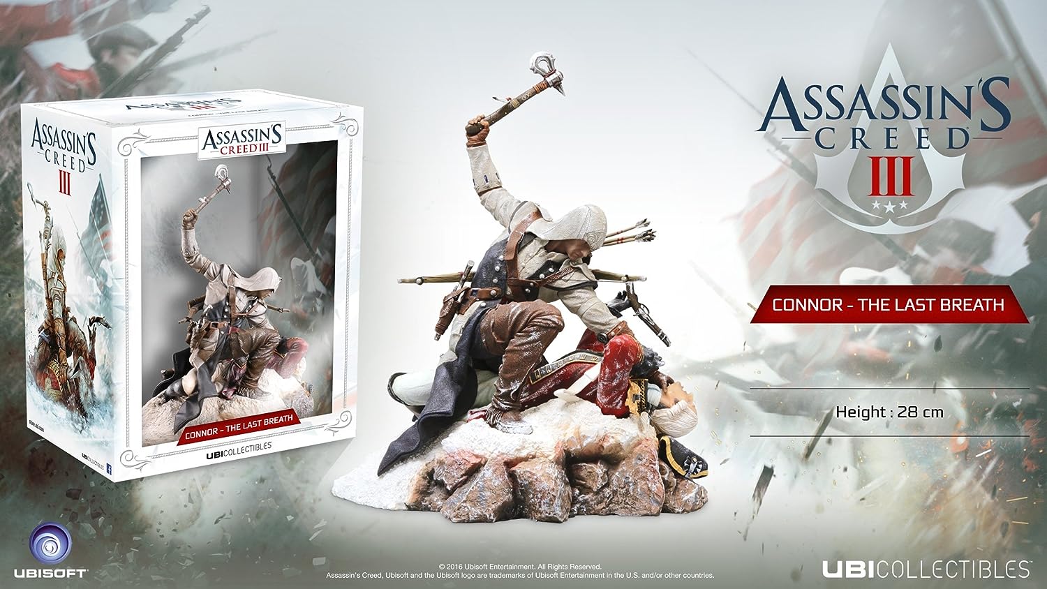 Figurine Connor Kenway « The Last Breath » 24 cm – Assassin’s Creed III