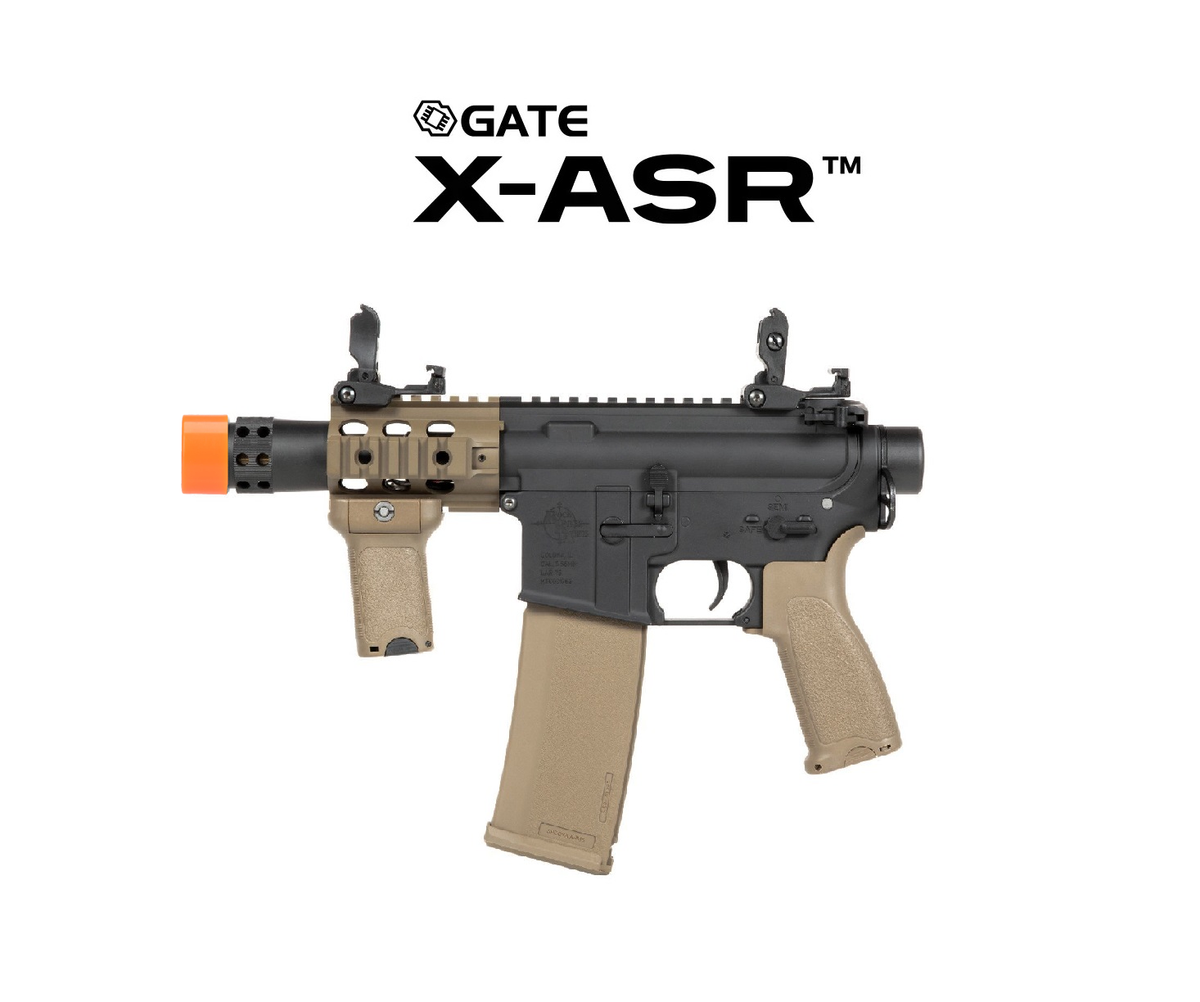 Réplique longue airsoft Specna Arms SA-E18 X-ASR 6 mm — Noir — Réf. SA00073