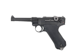 WE P08 4 pouces GBB Gaz 6 mm – Noir