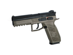 Pistolet GBB CZ P-09 6 mm Dual Tone FDE – gaz / CO₂