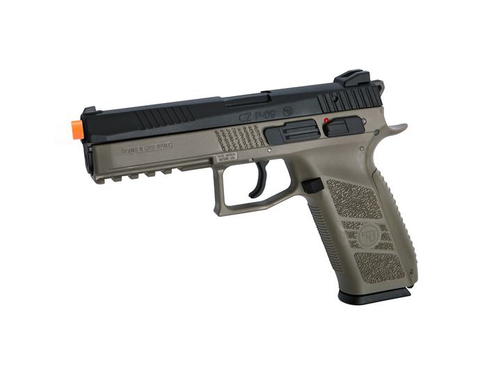 Pistolet GBB CZ P-09 6 mm Dual Tone FDE – gaz / CO₂