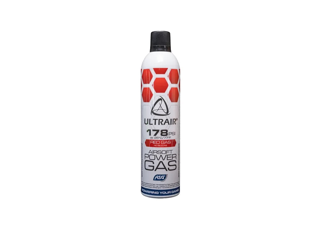 Bouteille de Gaz airsoft Ultrair Rouge ASG