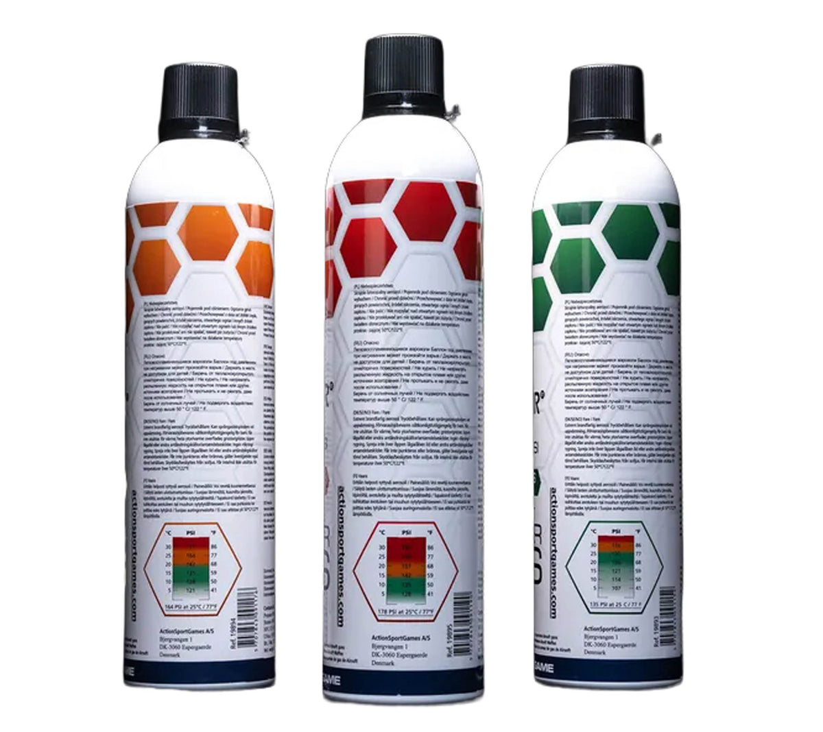 Bouteille de Gaz airsoft Ultrair Rouge ASG