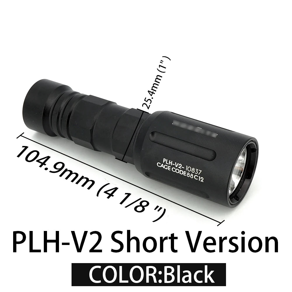 Lampe tactique type PLHv2 – version longue ou courte