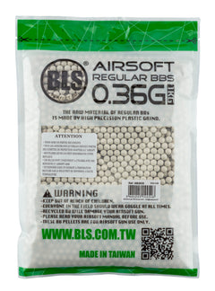 Billes lourdes 6mm airsoft BLS 0.36g – Sac de 1 kg