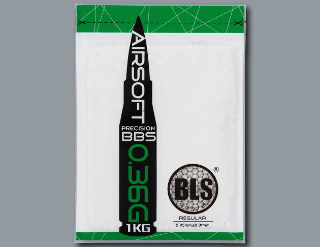 Billes lourdes 6mm airsoft BLS 0.36g – Sac de 1 kg