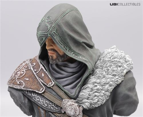 Figurine / Buste Ezio Auditore "Mentor", Figurine collector "The Ezio Collection", Assassin's Creed Révélation