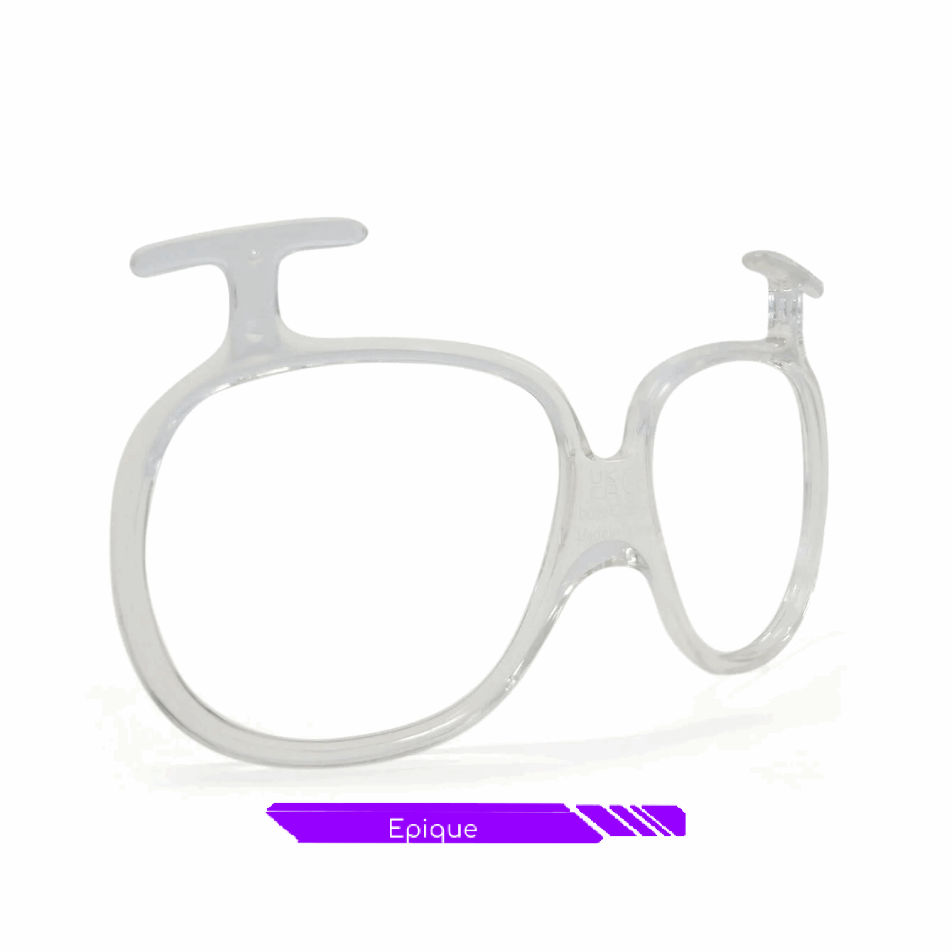 Insert optique pour verres correcteurs adapté au masque balistique CHRONOSOFT