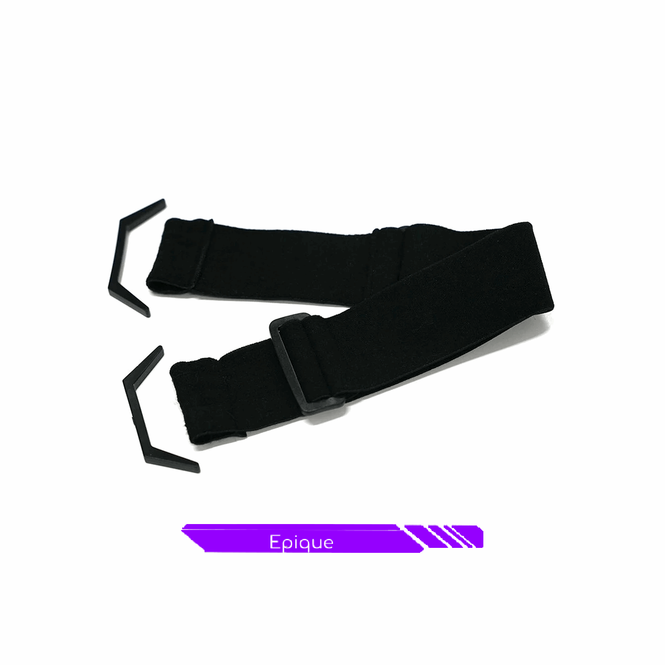 Tresse de maintien ignifugée noire en nylon polyester pour CHRONOSOFT -  Bollé