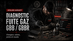 Diagnostic fuite gaz GBB / GBBR – chargeur, valves, joints et nozzle