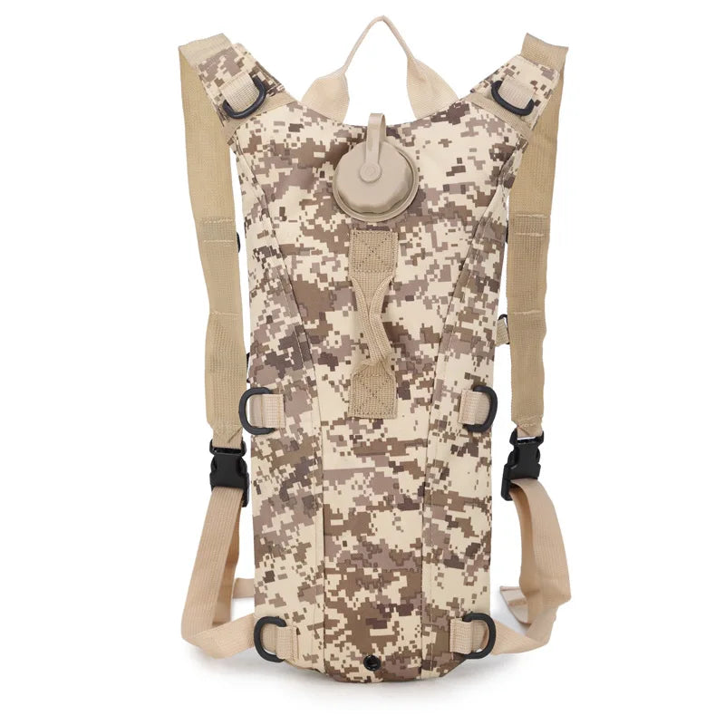 Sac d’hydratation tactique 3 L – plusieurs camouflages