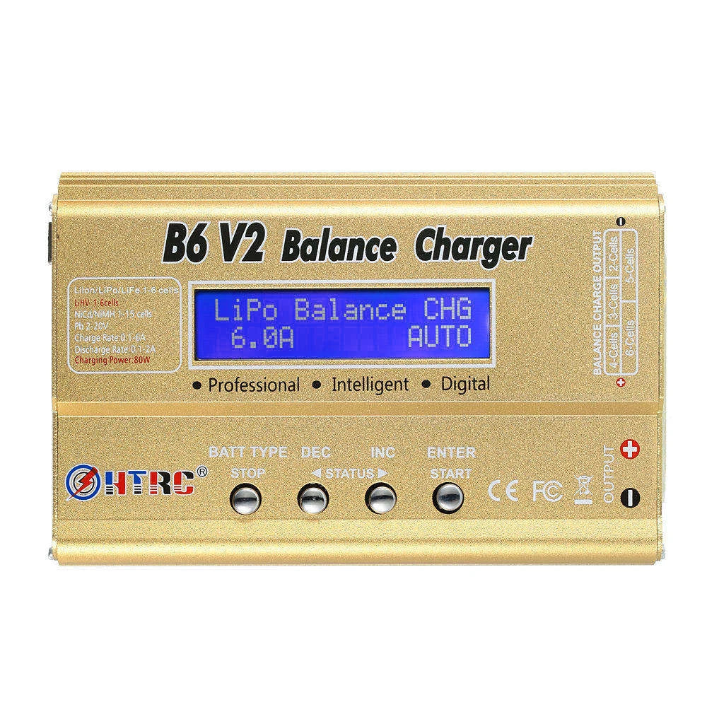 Chargeur équilibré HTRC IMAX B6 V2 80 W / 6 A