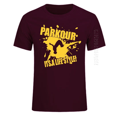 T-shirt Parkour "Its A Lifestyle", en coton