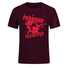 T-shirt Parkour « It’s a Lifestyle » en coton