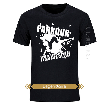 T-shirt Parkour "Its A Lifestyle", en coton